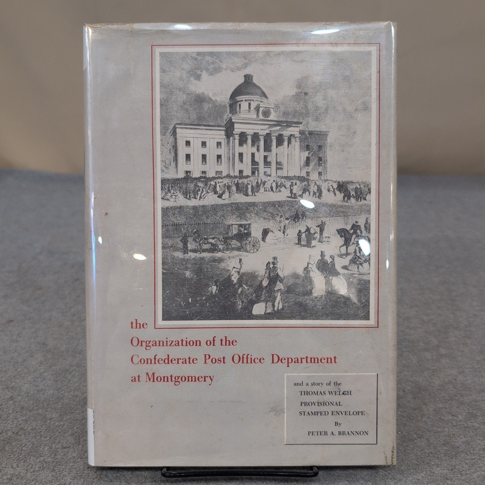 Confederate Post Office Department Montgomery Peter A Brannon Signed 1960 Book - Picture 1 of 3